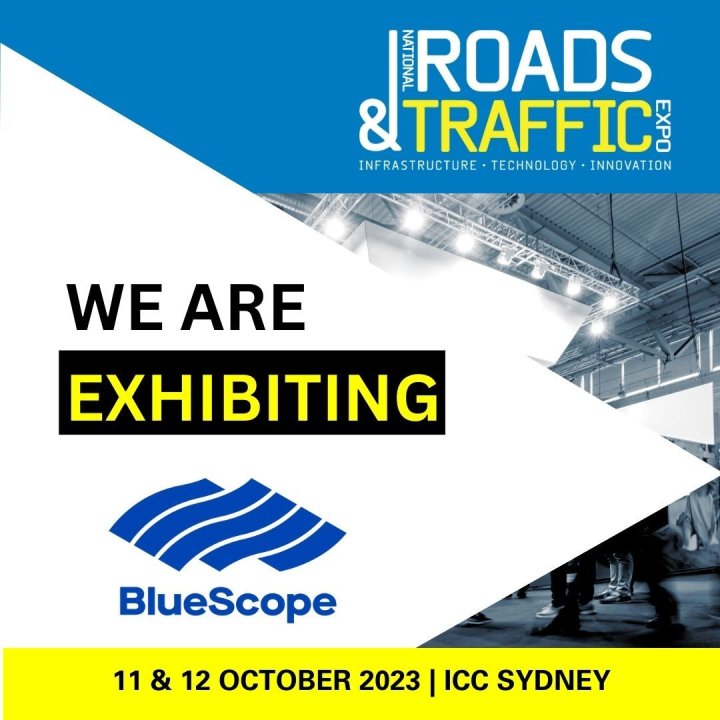 National Roads & Traffic Expo 2023 BlueScope exhibitor