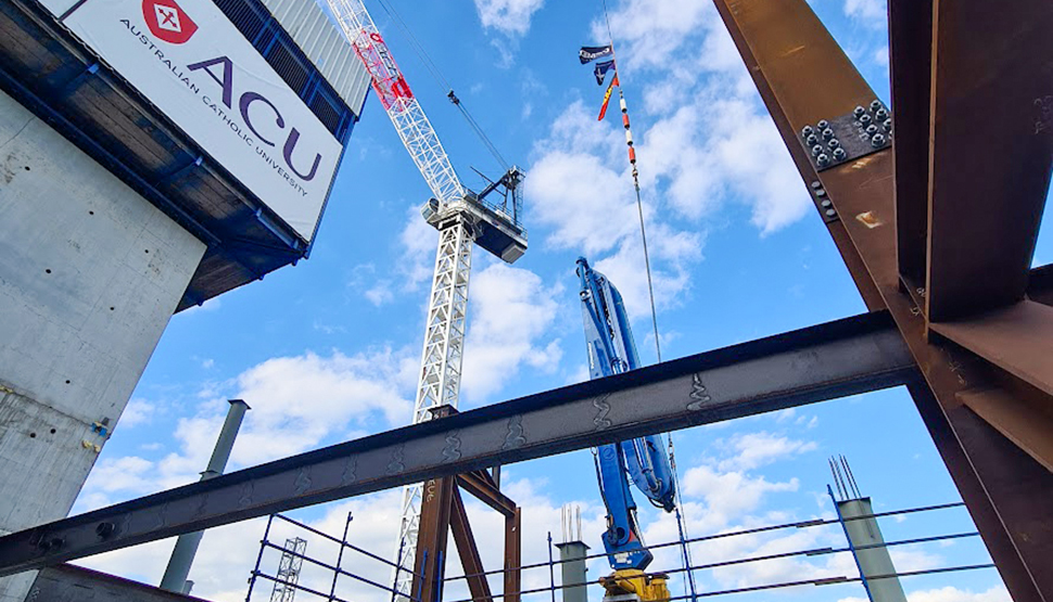 Australian Catholic University's (ACU) Saint Teresa of Kolkata (STK) building in the inner-city Melbourne suburb of Fitzroy