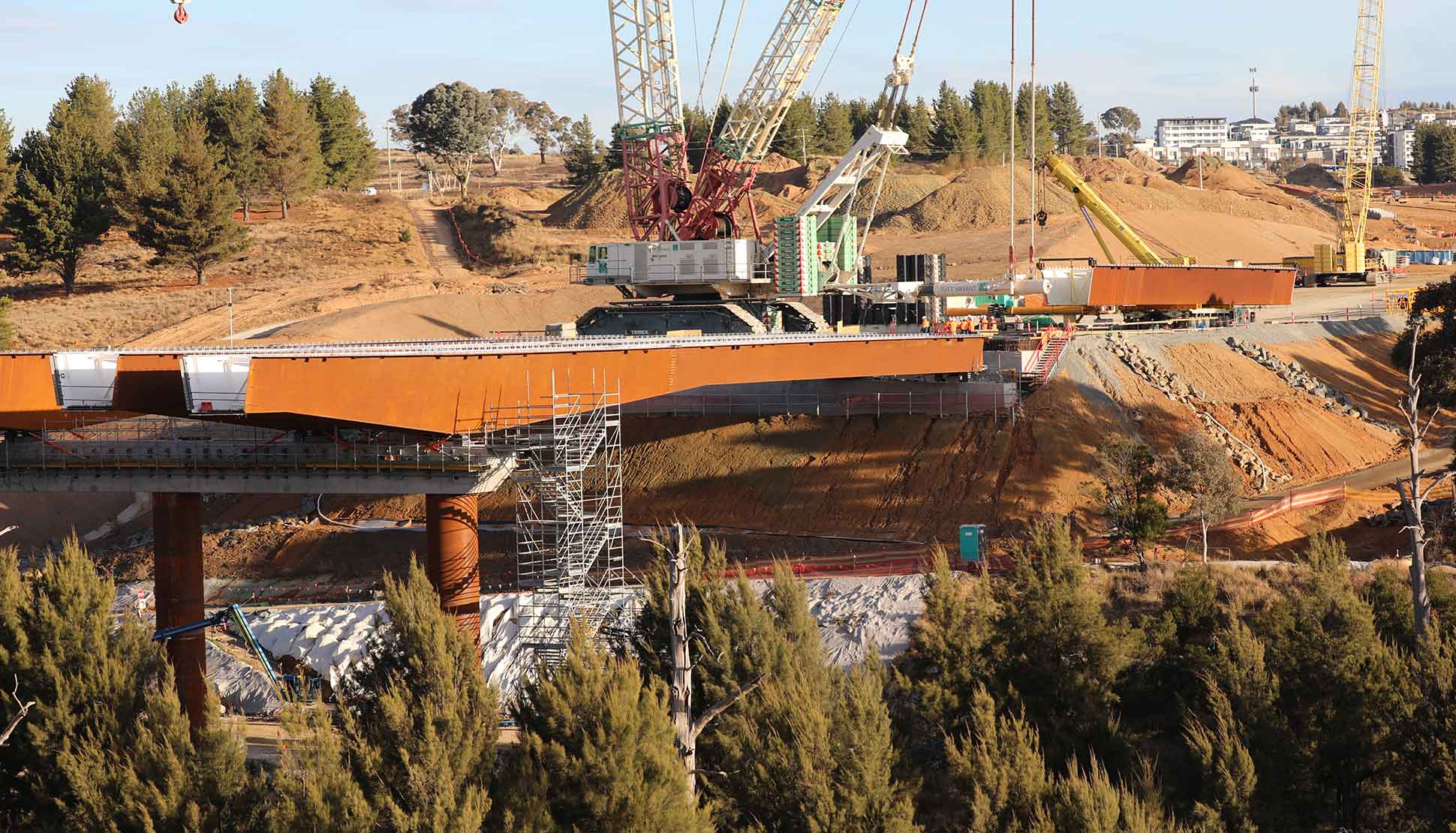 Molonglo River Bridge, REDCOR® weathering steel