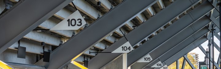 Commbank stadium beams