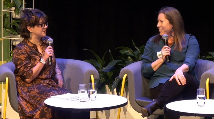 Green Building Day. Philippa Stone and Katherine Featherstone