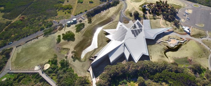 Penguin Parade visitor centre COLORBOND Ultra steel roof