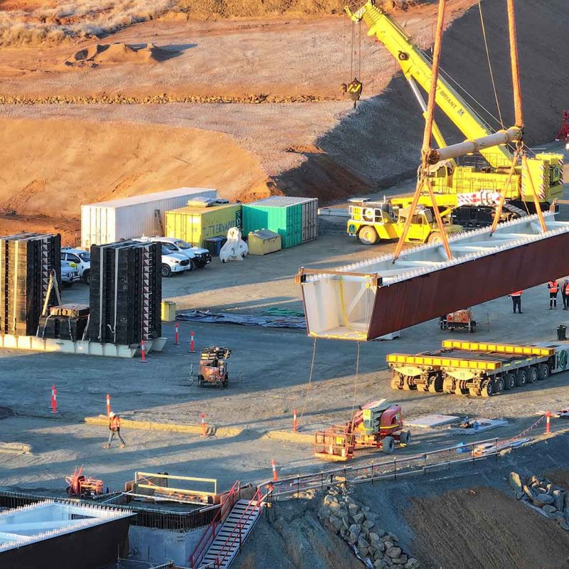 Molonglo River Bridge, REDCOR® weathering steel
