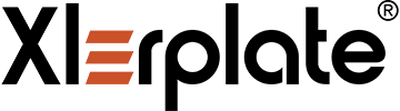 XLERPLATE® steel logo